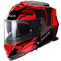 LS2 Мотошлем FF800 Storm II Tracker черно-красный в Ростове-на-Дону