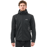 Dragonfly Мототолстовка DF Urban Man 2025 Black с защитой в Ростове-на-Дону