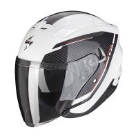Scorpion Exo Мотошлем Exo-230 Fenix Белый/Карбон в Ростове-на-Дону