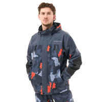 Dragonfly Мембранная куртка Quad 2.0 Man 2025 Grey - Orange Camo в Ростове-на-Дону