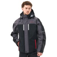 Dragonfly Куртка мембранная Quad Pro Man 2025 Black - Grey в Ростове-на-Дону