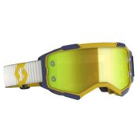 Scott Очки кроссовые Fury yellow/blue yellow chrome works в Ростове-на-Дону