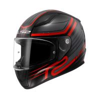 LS2 Мотошлем FF353 Rapid II Circuit черно-красный в Ростове-на-Дону
