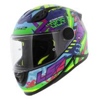 LS2 Мотошлем FF812 Kid Svent Blue Green в Ростове-на-Дону