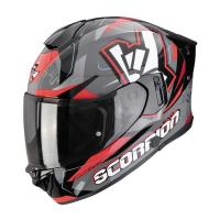 Scorpion Exo Мотошлем Exo-530 Air Rok Серый/Черный/Красный в Ростове-на-Дону