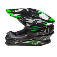AiM Шлем кроссовый JK803S Green/Black в Ростове-на-Дону