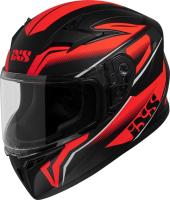 IXS Шлем 136 2.0 Kids Star 2 Черно-красно матовый в Ростове-на-Дону