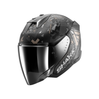 Shark Шлем Skwal I3 Jet Hellcat Mat Black/Chrome/Anthracite в Ростове-на-Дону