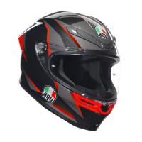AGV Шлем K6 S 2206 Slashcut Black/Grey/Red в Ростове-на-Дону
