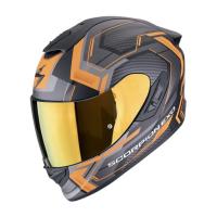 Scorpion Exo Мотошлем Exo-1400 Evo II Linart Черный Матовый/Оранжевый/Серый в Ростове-на-Дону