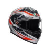 AGV Шлем K3 22.06 Space Matt White/Red Fluo в Ростове-на-Дону