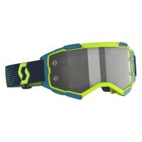 Scott Очки кроссовые Fury LS neon yellow/blue light sensitive grey works в Ростове-на-Дону