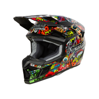 Oneal Шлем кроссовый детский 3Series Youth Crank V.24 красный/ зеленый в Ростове-на-Дону