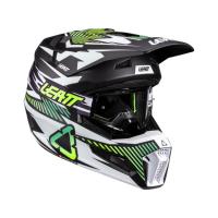 Leatt Шлем кроссовый детский 3.5 V26 Storm Teal + очки Vizion 3.5 в Ростове-на-Дону