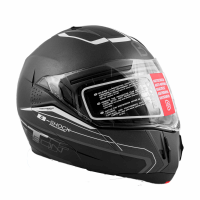 Beon Шлем модуляр B-700 Matt Grey/Black White в Ростове-на-Дону