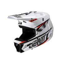 Leatt Шлем кроссовый детский Helmet Kit Moto 3.5 Jr V25 White в Ростове-на-Дону