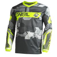 Oneal Джерси Element Camo V.22, детская, унисекс Серый/Желтый в Ростове-на-Дону
