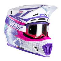 Leatt Шлем кроссовый  7.5 V26 Purple + очки Velocity 4.5 в Ростове-на-Дону