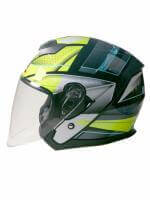 AiM Шлем открытый JK526 Yellow/Grey/Black в Ростове-на-Дону