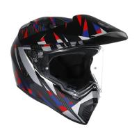 AGV Шлем AX9 E2206 V26 Steppa Carbon/Red/Blue в Ростове-на-Дону