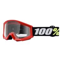 100% Очки детские Strata Mini Goggle Red/Clear Lens 2025 в Ростове-на-Дону
