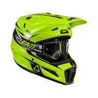 Leatt Шлем кроссовый детский 3.5 V26 Neon Yellow + очки Vizion 3.5 в Ростове-на-Дону
