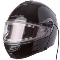 LS2 Мотошлем снегоходный FF325 Strobe Electric Snow Solid Черный в Ростове-на-Дону