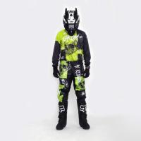 Grom Штаны кроссовые подростковые MX Religion lime в Ростове-на-Дону