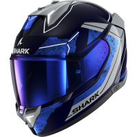 Shark Шлем Skwal i3 Rhad Blue/Chrome/Silver в Ростове-на-Дону
