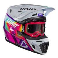 Leatt Шлем кроссовый 8.5 Pinata Teal V26 + очки Velocity 5.5 в Ростове-на-Дону