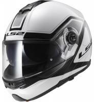 LS2 Мотошлем снегоходный FF325 Strobe Electric Snow Civik Черный/Белый в Ростове-на-Дону