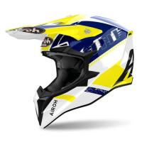 Airoh Мотошлем Wraaap Feel Yellow/Blue Gloss в Ростове-на-Дону