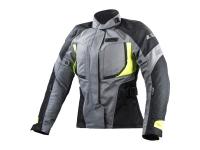 LS2 Мотокуртка женская Phase Lady Jacket серо-чёрно-жёлтый в Ростове-на-Дону