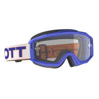 Scott Очки Split OTG white/blue clear works в Ростове-на-Дону