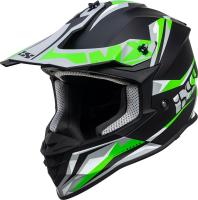 IXS шлем кроссовый 362 2.0 Черно-зеленый-белый в Ростове-на-Дону