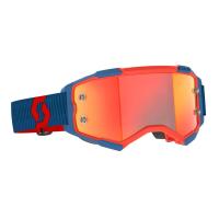 Scott Очки кроссовые Fury dark blue/neon red/orange chrome works в Ростове-на-Дону