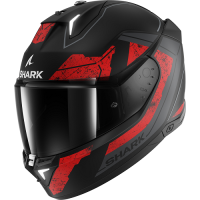 Shark Шлем Skwal i3 Rhad Mat Black/Chrome/Red в Ростове-на-Дону