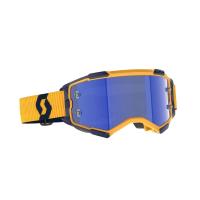 Scott Очки кроссовые Fury dark yellow/dark blue/blue chrome works в Ростове-на-Дону