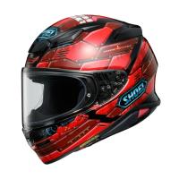Shoei Мотошлем NXR 2 Fortress красно-черный в Ростове-на-Дону