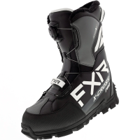 FXR Ботинки снегоходные X-Cross Pro BOA с утеплителем Black/White в Ростове-на-Дону