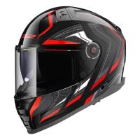 LS2 Мотошлем FF811 Vector II Alizer черно-красный в Ростове-на-Дону