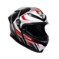 AGV Шлем K6 S 2206 Karve Matt Black/White/Red в Ростове-на-Дону