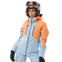Dragonfly Куртка горнолыжная утепленная Gravity Woman 2025 Mock Orange-Light Blue в Ростове-на-Дону