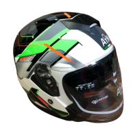 AiM Шлем JK526 Fluo-Green/White/Black в Ростове-на-Дону