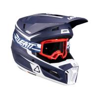 Leatt Шлем кроссовый детский 3.5 V26 Blue + очки Vizion 3.5 в Ростове-на-Дону