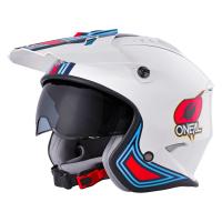 ONEAL Шлем открытый Volt MN1, глянец Белый/красный в Ростове-на-Дону