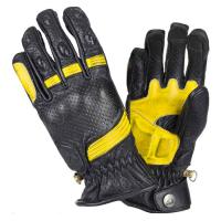 BY City Мотоперчатки Retro II Black/Yellow в Ростове-на-Дону