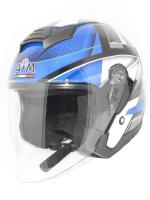 AiM Шлем открытый JK526 Blue/Grey/Black в Ростове-на-Дону