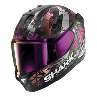 Shark Шлем Skwal i3 Hellcat Mat Black/Chrome/Violet в Ростове-на-Дону