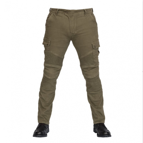 MadBull Мотобрюки Cargo JS Stretch Olive в Ростове-на-Дону